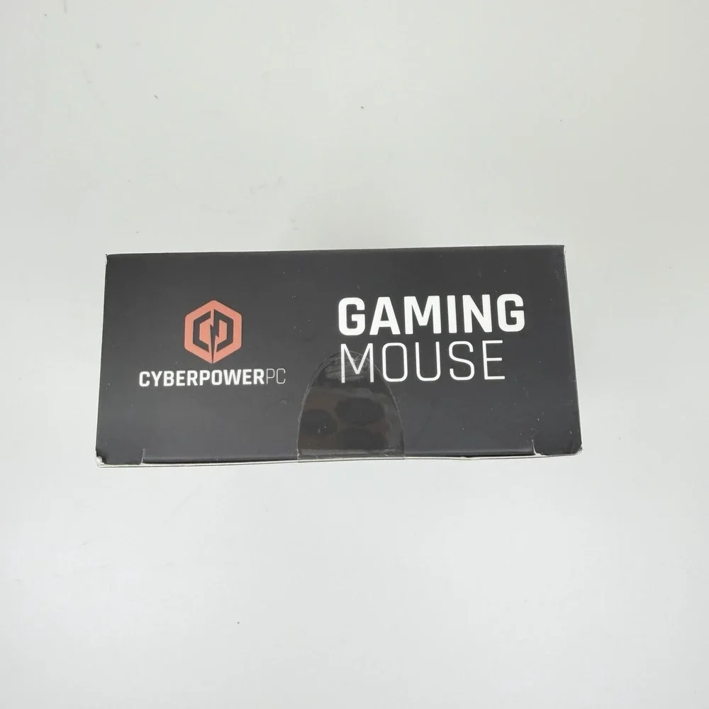 NEW CyberPowerPC Gaming Mouse 4000 DPI Optical Sensor 5g Weights LED